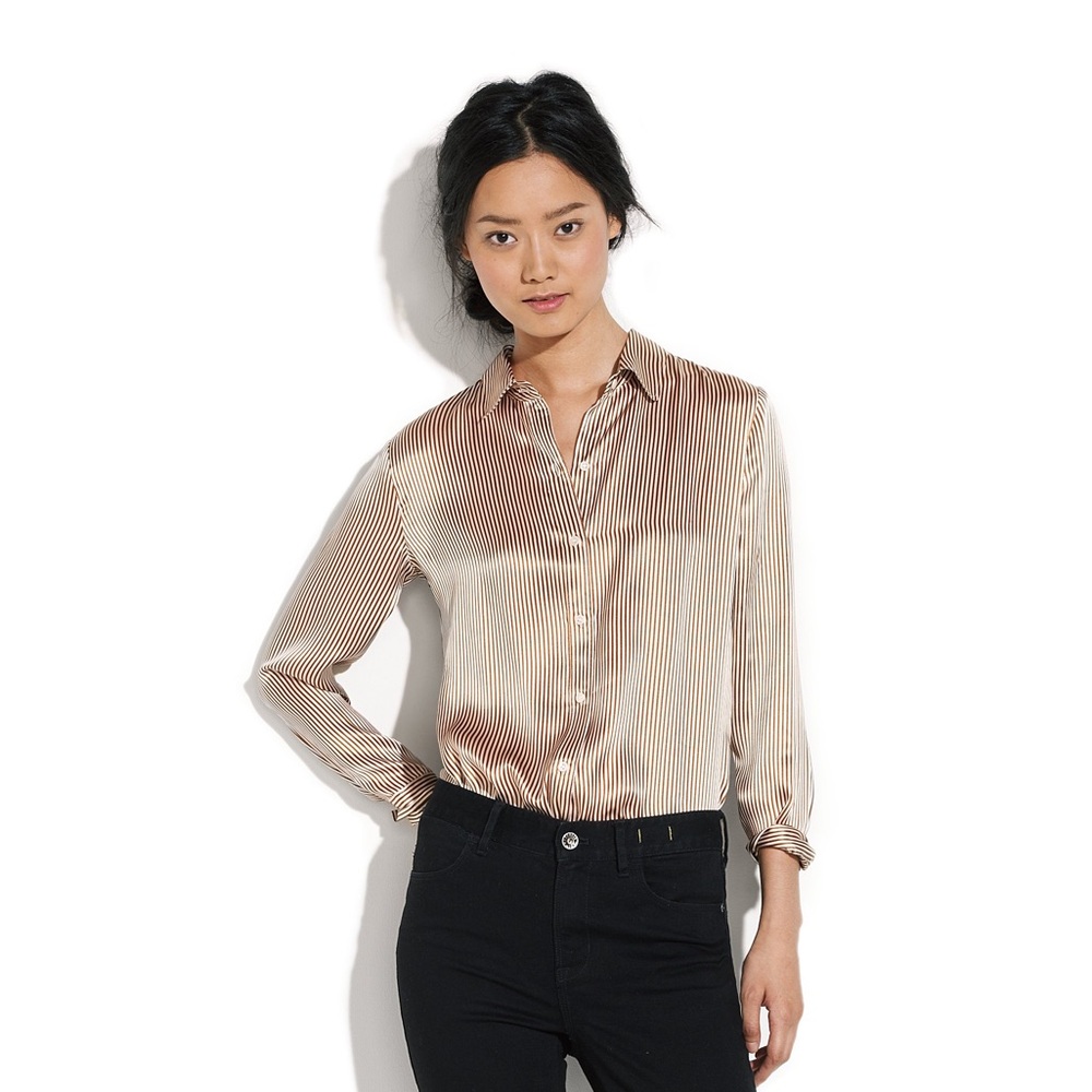 Alexa Chung x Madewell silk blouse